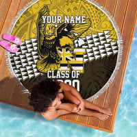 Hawaii Nanakuli High Alumni Custom Beach Blanket Kanaka Arrows Tropical Vibes