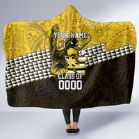 Hawaii Nanakuli High Alumni Custom Hooded Blanket Kanaka Arrows Tropical Vibes