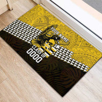 Hawaii Nanakuli High Alumni Custom Rubber Doormat Kanaka Arrows Tropical Vibes