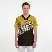 Hawaii Nanakuli High Alumni Custom Scrub Top Kanaka Arrows Tropical Vibes