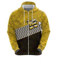 Hawaii Nanakuli High Alumni Custom Zip Hoodie Kanaka Arrows Tropical Vibes