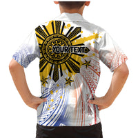 Philippines Independence Day Family Matching Mermaid Dress and Hawaiian Shirt Eagle Mix Filipino Flag Tribal Style LT7 - Polynesian Pride