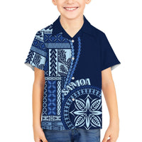 Samoa Siapo Motif Hawaiian Shirt Classic Style - Bue Ver LT7 - Polynesian Pride