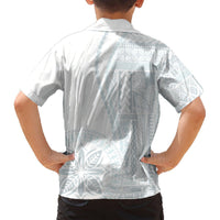Samoa White Sunday Hawaiian Shirt Classic Siapo Style LT7 - Polynesian Pride