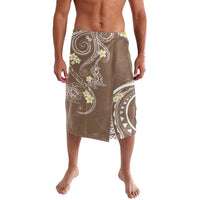 Polynesia Tribal Lavalava Mocha Plumeria Tentacles