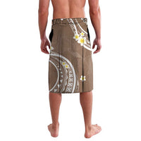 Polynesia Tribal Lavalava Mocha Plumeria Tentacles