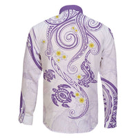 Polynesia Tribal Family Matching Mermaid Dress and Hawaiian Shirt Lilac Plumeria Tentacles LT7 - Polynesian Pride