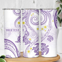 Polynesia Tribal Skinny Tumbler Lilac Plumeria Tentacles LT7 - Polynesian Pride