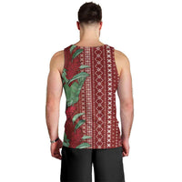 Women's Day Samoa Malu Tattoo Inspired Mix Teuila Men Tank Top Scarlet