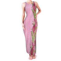 Women's Day Samoa Malu Tattoo Inspired Mix Teuila Family Matching Tank Maxi Dress and Hawaiian Shirt Rose Pink LT7 Mom's Dress Rose Pink - Polynesian Pride