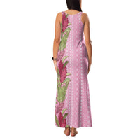 Women's Day Samoa Malu Tattoo Inspired Mix Teuila Family Matching Tank Maxi Dress and Hawaiian Shirt Rose Pink LT7 - Polynesian Pride