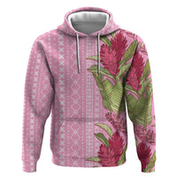 Women's Day Samoa Malu Tattoo Inspired Mix Teuila Hoodie Rose Pink