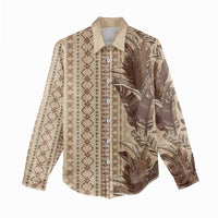 Women's Day Samoa Malu Tattoo Inspired Mix Teuila Women Casual Shirt Vintage Tapa