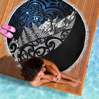 Maori Matariki Beach Blanket Landscape Styled Fern - Galaxy