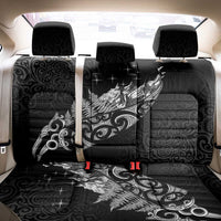 Maori Matariki Back Car Seat Cover Landscape Styled Fern - Monochrome LT7 - Polynesian Pride