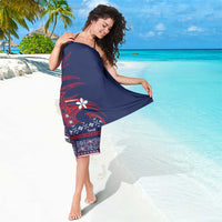 Samoa Manuia le Aso Tuto'atasi Sarong Siapo Mamanu Mix Tatau Marlin - Flag Color