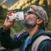 Bula Fiji Day 4 in 1 Can Cooler Tumbler Tagimaucia on Masi Pattern