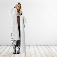Bula Fiji Day Hooded Blanket Tagimaucia on Masi Pattern