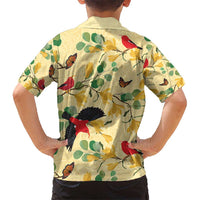Aloha Hawaii Kid Hawaiian Shirt I'iwi on Mamane Pastel Cream
