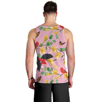 Aloha Hawaii Men Tank Top I'iwi on Mamane Pastel Pink