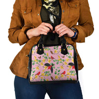Aloha Hawaii Shoulder Handbag I'iwi on Mamane Pastel Pink