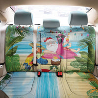 Have Yourself A Beachy Little Christmas Back Car Seat Cover with Santa Chilling LT7 - Polynesian Pride