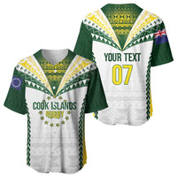 Cook Islands Rugby Custom Baseball Jersey Kuki's Aitu Champions - Polynesian Pride