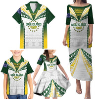 Cook Islands Rugby Custom Family Matching Puletasi and Hawaiian Shirt Kuki's Aitu Champions - Polynesian Pride
