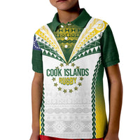Cook Islands Rugby Custom Kid Polo Shirt Kuki's Aitu Champions - Polynesian Pride