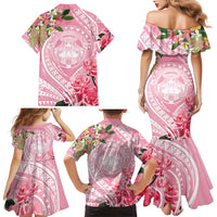Aloha Hawaii Maui Family Matching Mermaid Dress and Hawaiian Shirt Goddess Lokelani Rose LT7 - Polynesian Pride