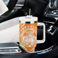 Aloha Hawaii Lanai Tumbler With Handle Frangipani Mix Pineapple