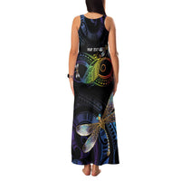 Personalised Polynesian Memorial Family Matching Tank Maxi Dress and Hawaiian Shirt Your Wings Were Ready But My Heart Was Not LT7 - Polynesian Pride