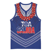Toa Samoa Rugby Custom Basketball Jersey Ulafala Mix Nifo'oti - Polynesian Pride