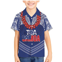 Toa Samoa Rugby Custom Family Matching Mermaid Dress and Hawaiian Shirt Ulafala Mix Nifo'oti - Polynesian Pride