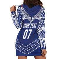 Toa Samoa Rugby Custom Hoodie Dress Ulafala Mix Nifo'oti - Polynesian Pride