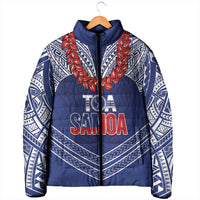 Toa Samoa Rugby Custom Padded Jacket Ulafala Mix Nifo'oti - Polynesian Pride