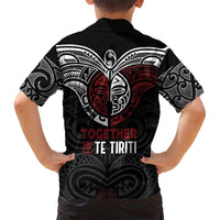 Maori Hongi Toitu Te Tiriti Family Matching Puletasi and Hawaiian Shirt Tangata Tiriti Stand With Tangata Whenua LT7 - Polynesian Pride