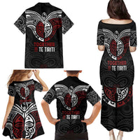 Maori Hongi Toitu Te Tiriti Family Matching Puletasi and Hawaiian Shirt Tangata Tiriti Stand With Tangata Whenua LT7 - Polynesian Pride