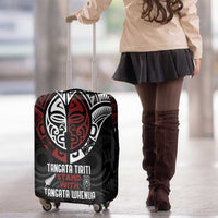 Maori Hongi Toitu Te Tiriti Luggage Cover Tangata Tiriti Stand With Tangata Whenua LT7 - Polynesian Pride