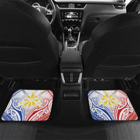 Philippines Tribal Sun Personalized Car Mats Hunting Eagle