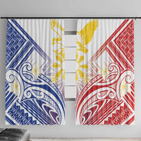 Philippines Tribal Sun Window Curtain Hunting Eagle