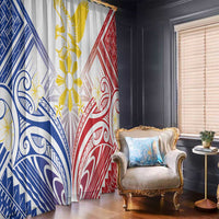 Philippines Tribal Sun Window Curtain Hunting Eagle
