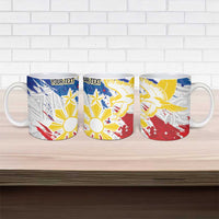 Personalized Filipino Sun and Stars Ceramic Mug Grunge Vibes