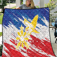 Filipino Sun and Stars Quilt Grunge Vibes