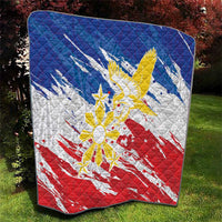 Filipino Sun and Stars Quilt Grunge Vibes
