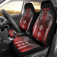 Aotearoa Maori Iwi Heritage Car Seat Cover Ngapuhi Kokowai LT7 - Polynesian Pride