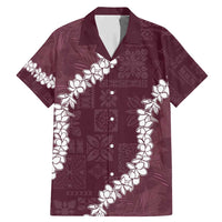 Hawaii Aloha Family Matching Mermaid Dress and Hawaiian Shirt Champange Quilt Patch Work Mix Plumeria Lei LT7 Dad's Shirt - Short Sleeve Champange - Polynesian Pride