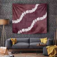 Hawaii Aloha Tapestry Champange Quilt Patch Work Mix Plumeria Lei