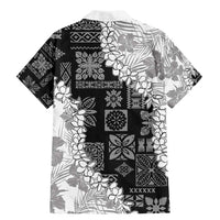 Hawaii Aloha Family Matching Mermaid Dress and Hawaiian Shirt White Quilt Patch Work Mix Plumeria Lei LT7 - Polynesian Pride