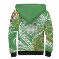 Aloha Molokai Island Sherpa Hoodie Hawaii Pua Kukui LT7 - Polynesian Pride